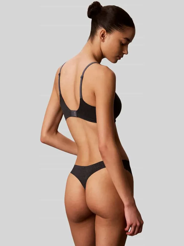 Calvin Klein T-shirt-bh met beugels van 4-weg stretch rookblauw, foto 3