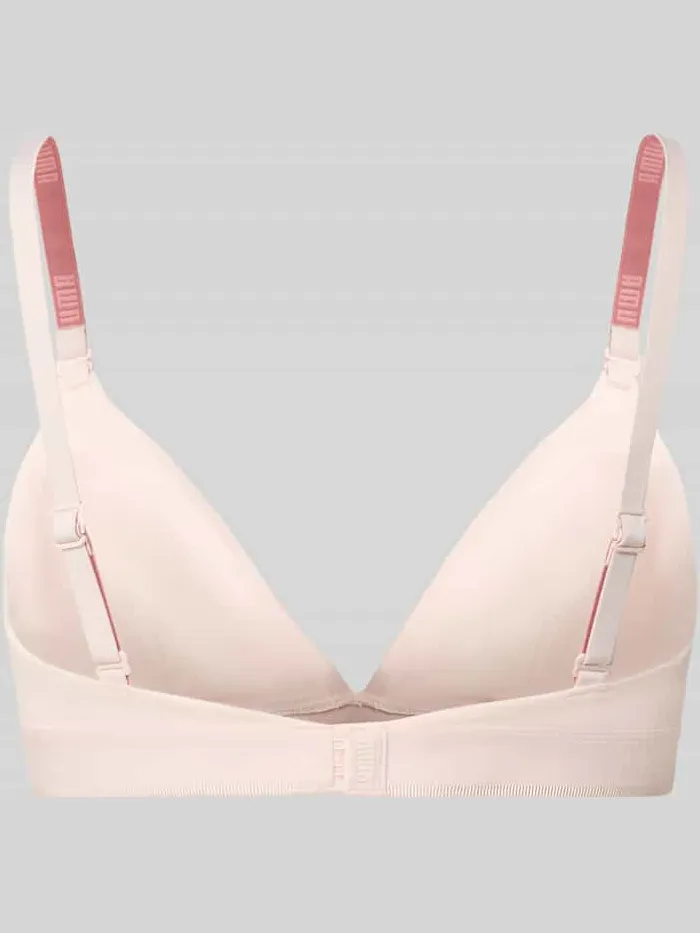 Puma Bralette in triangelvorm met verstelbare bandjes lichtroze, foto 2