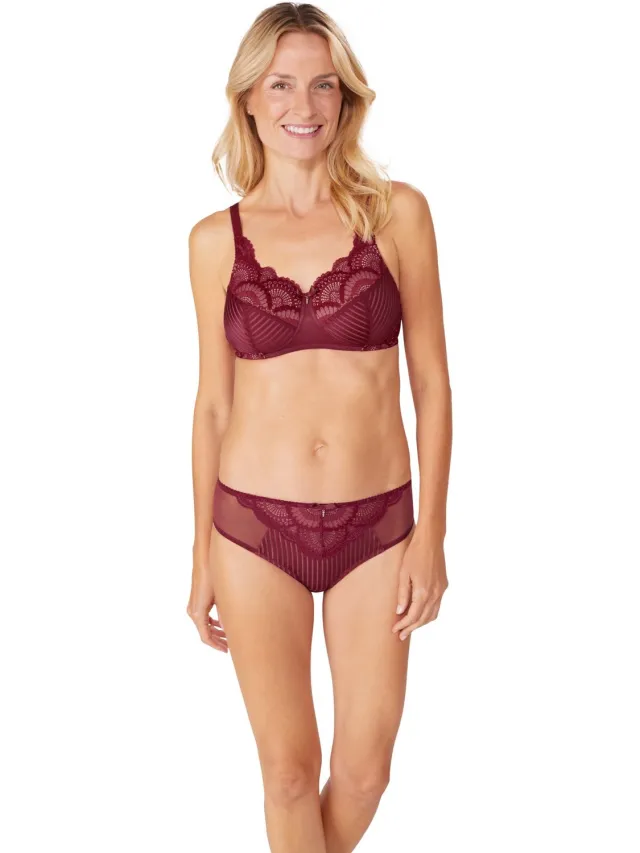 Amoena Prothese Bh Voorgevormd Zonder Beugel Karolina SBP C0599 C0599 - red/nude - maat EU 75D / FR