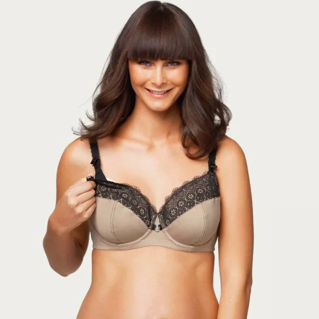 Cake Lingerie Honeycomb Macaroon borstvoedingsbh taupe