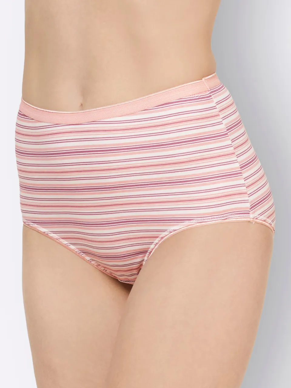 tailleslip gestreept roze en ijsblauw 2x rozenkwarts gestreept + 2x ijsblauw gestreept