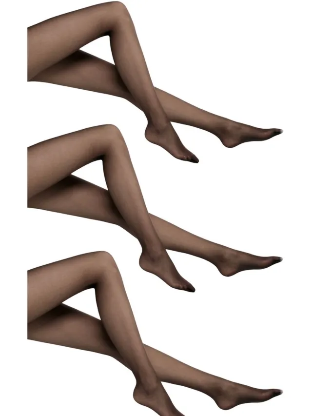 Wolford Sheer 15 Tights Promo Set (3 units) - black