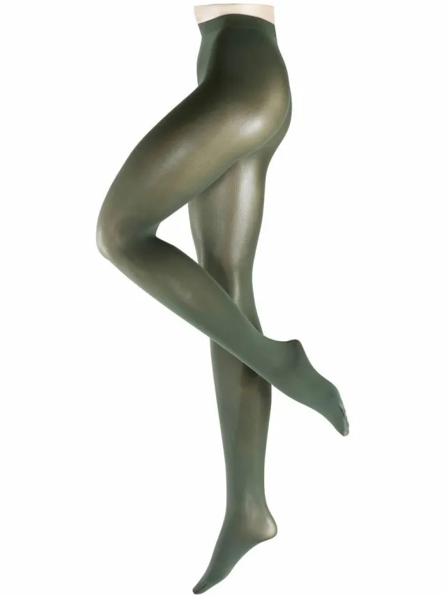 Falke Pure Matt 50 denier Panty 40150 - Volwassenen - S - Groen