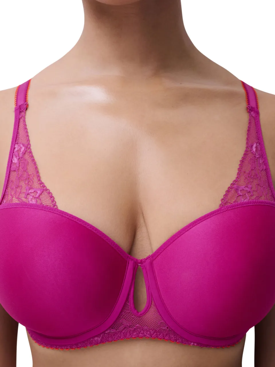Chantelle Pulp Kiss voorgevormde plunge bh fuchsia, foto 5