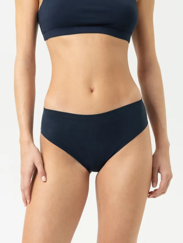 Mey American pants Serie Natural Second me Night Blue blauw