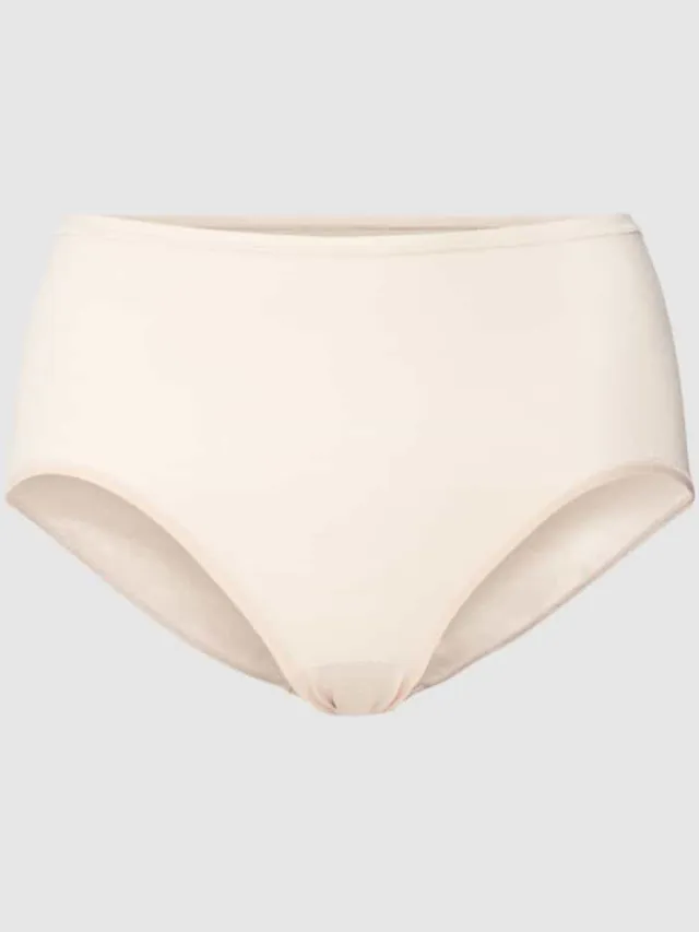 Mey Slip met labelprint, model 'Superfine' beige, foto 2