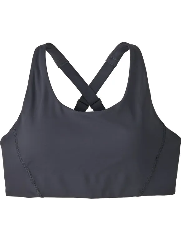 Patagonia Shadowlite Mid Impact Adjustable Bra sportbeha grijs