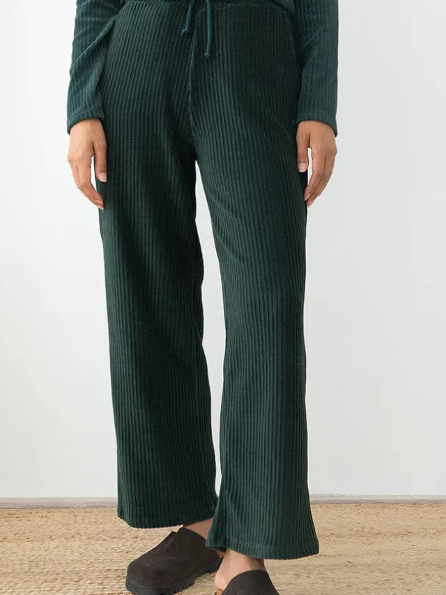 TWOTHIRDS dames vegan Loungebroek Abruka Donkergroen