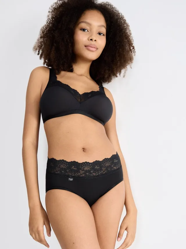 Sloggi Bralette Romance zwart