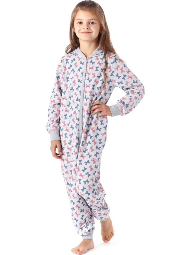 Merry Style Kinder Pyjama - ronde hals - lange mouwen - lange broek met zakken - Katoen - MS-MS10-223-PJ - Melange Bögen - 110-116