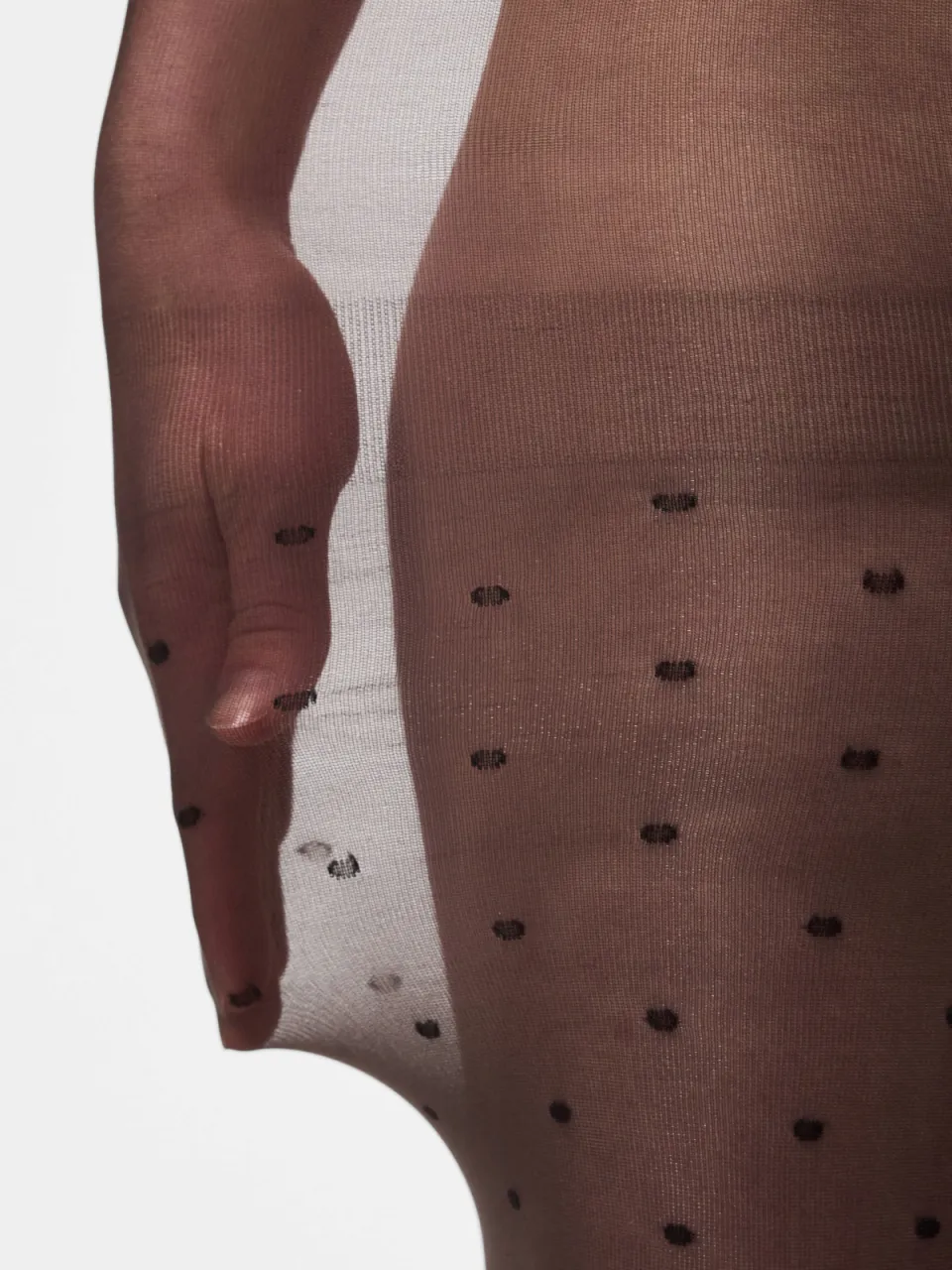 Pieces PCNEW Nikoline panty met stippen 20 denier zwart, foto 3