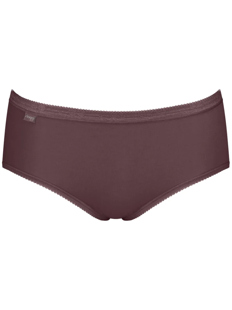 Sloggi Basic+ midi hipsters 4-pack rood/bruin/wit, foto 3