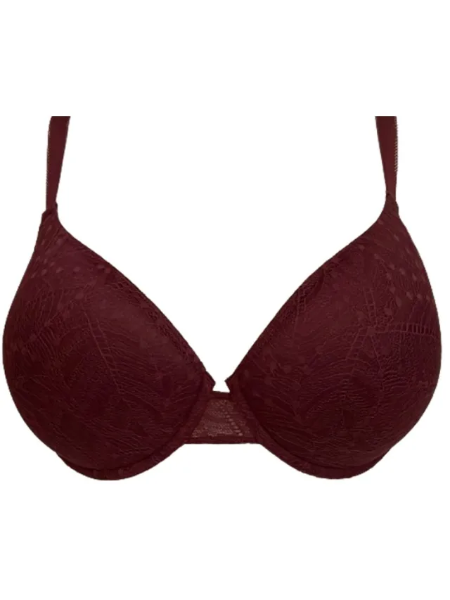 Simone Pérèle Com 12S327 - Voorgevormde Bh - Maat Eur 65F / Fr rood