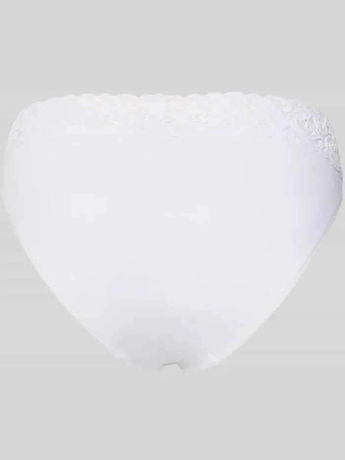 Hanro Slip met kant model 'MOMENTS' wit, foto 2