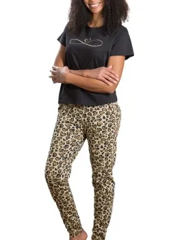 Trofé Trofe Leoheart Short Sleeve Pyjama Versch.kleure/Patroon