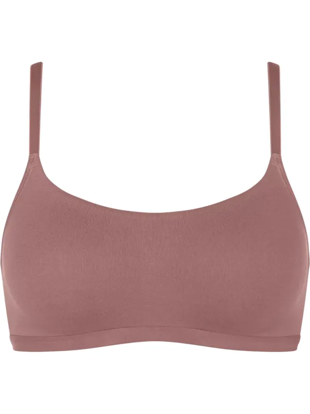 Sloggi Women GO Daily Cotton Top - bralette - donkerbruin