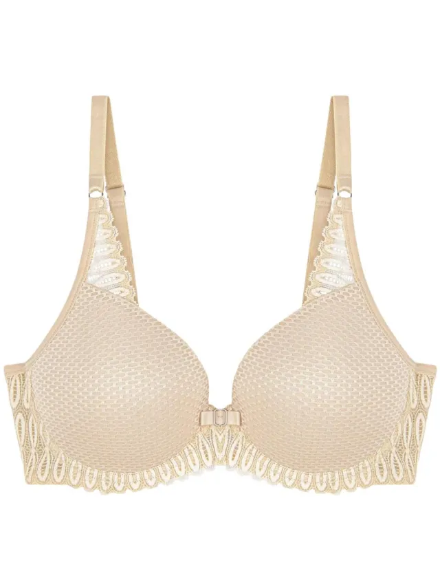 Triumph Aura Spotlight BH met Beugel – Licht Voorgevormd – Ivoor – Comfort & Elegante Kant - 70-85 E Crème