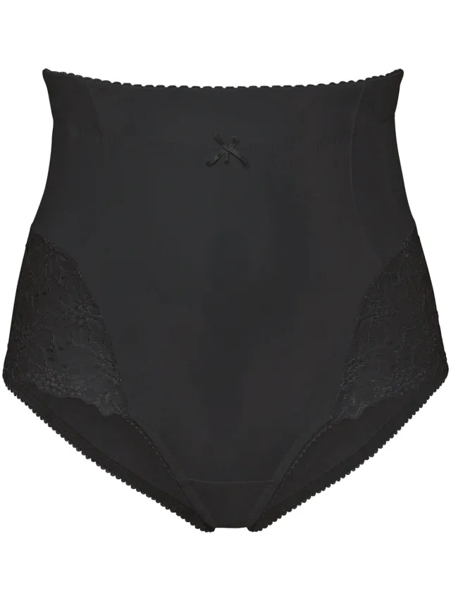 Figuurslip zwart + poudre, foto 2