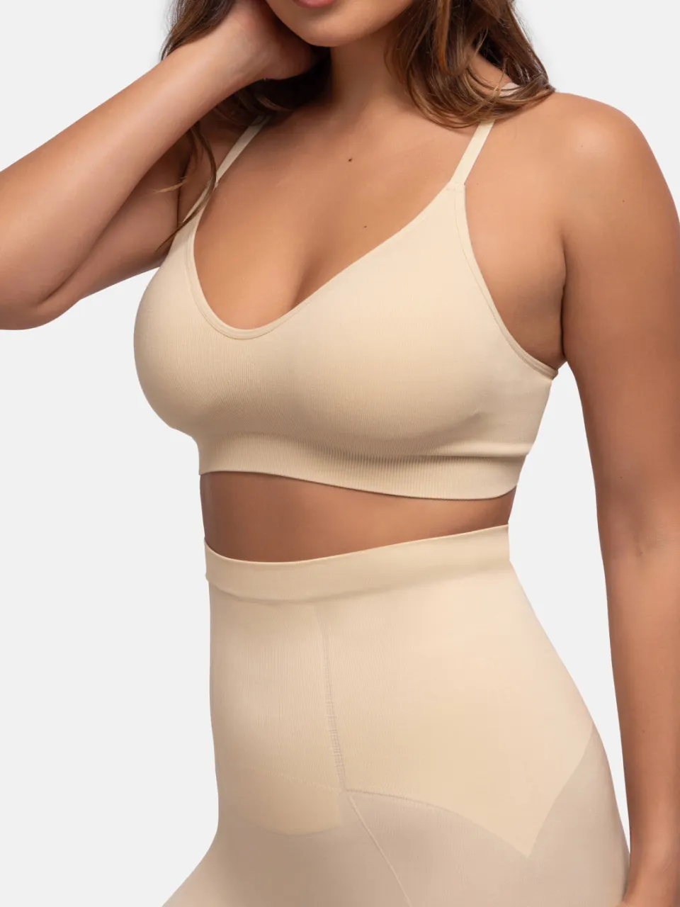 Dorina high waist corrigerende short Absolute Sculpt beige, foto 6