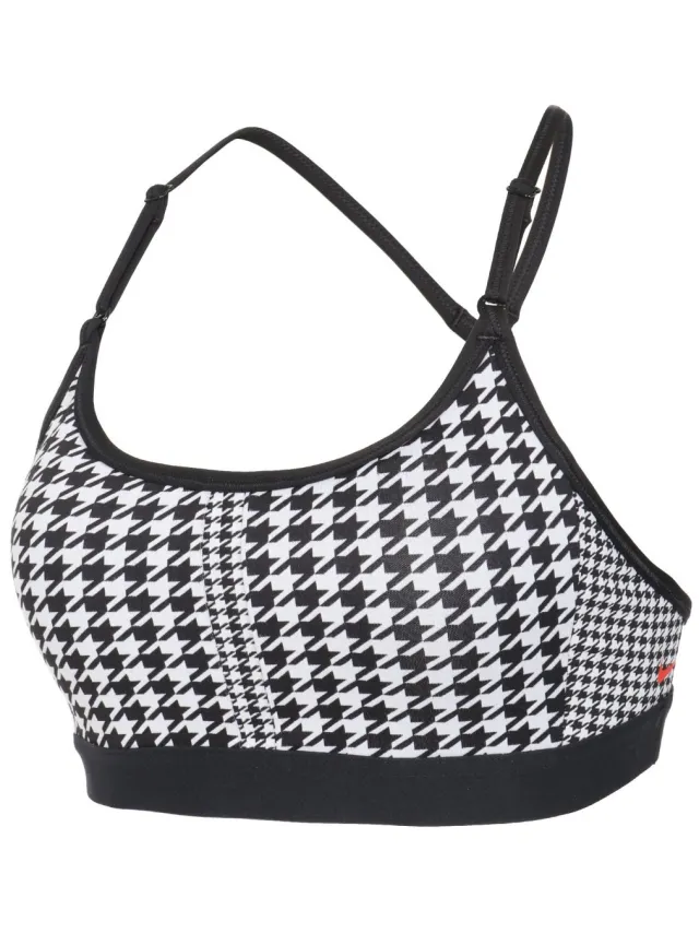 Nike Dri-Fit Indy Icon Clash Sport-bh Zwart dessin