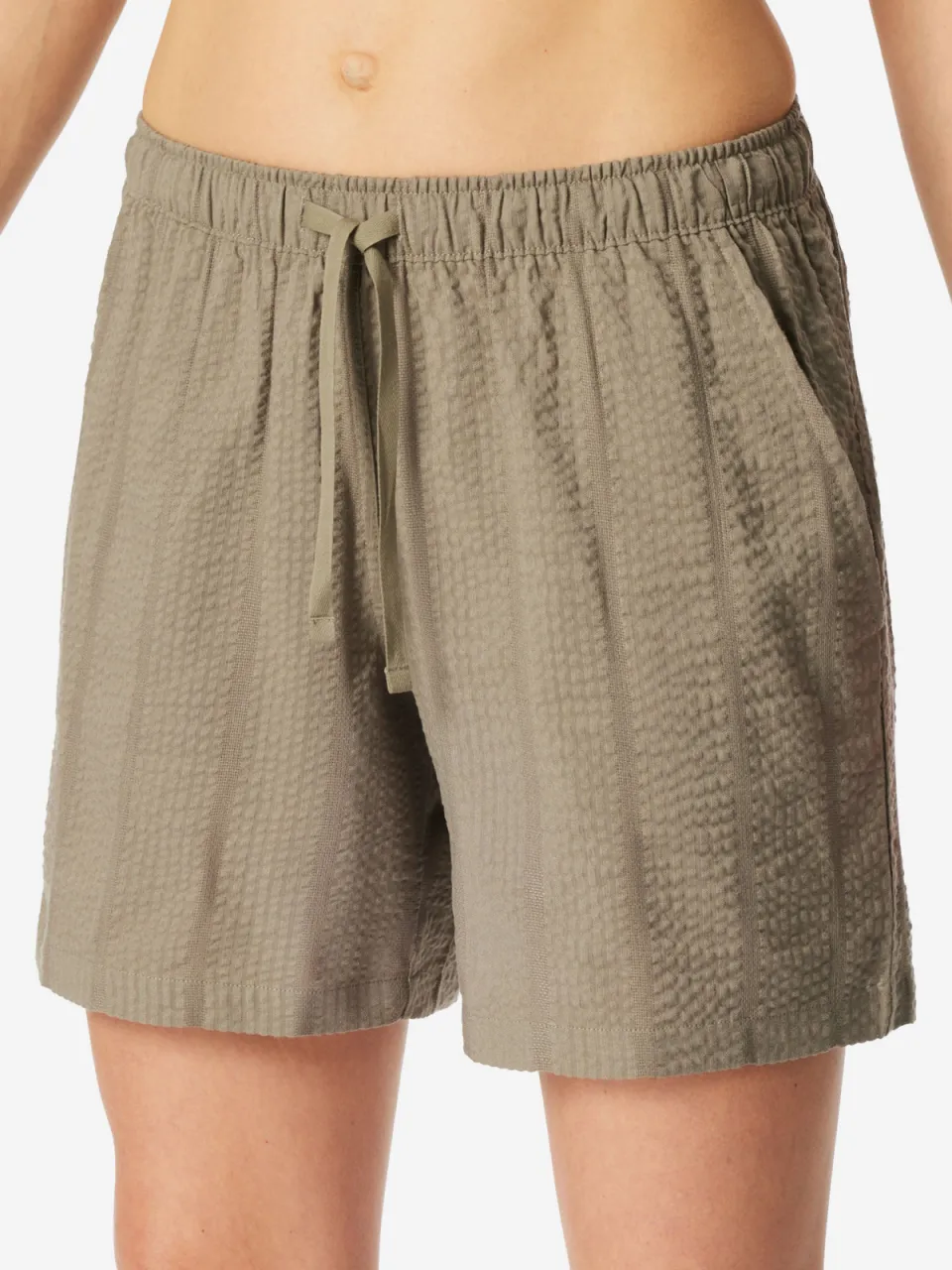 Schiesser Vrouwen Pyjama broek Mix Relax kaki