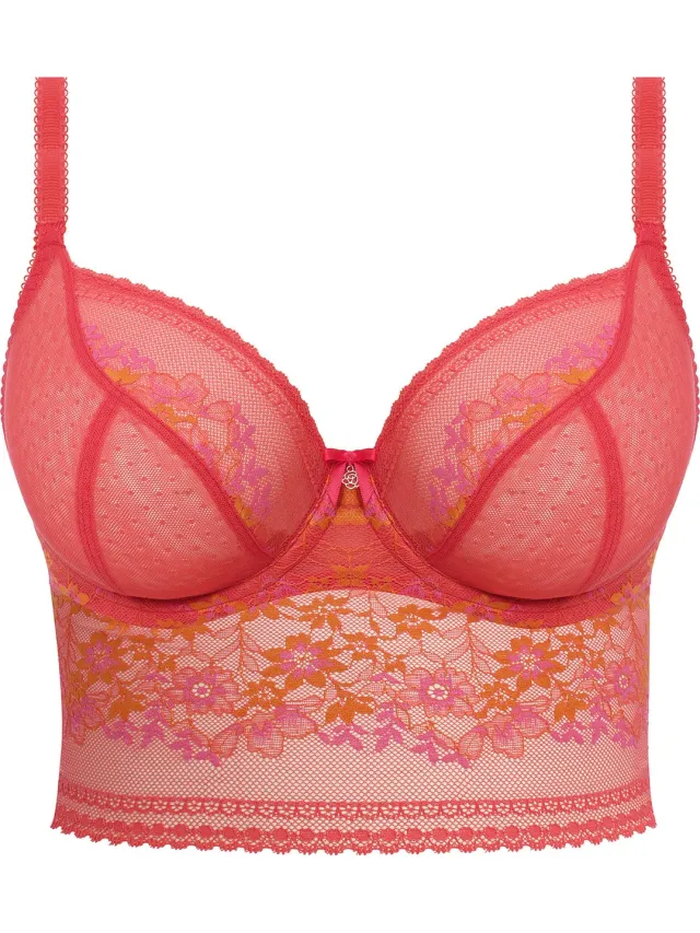 Freya Sydnie Uw Longline Beha - Strawberry Ice - Maat (EU) ORANJE