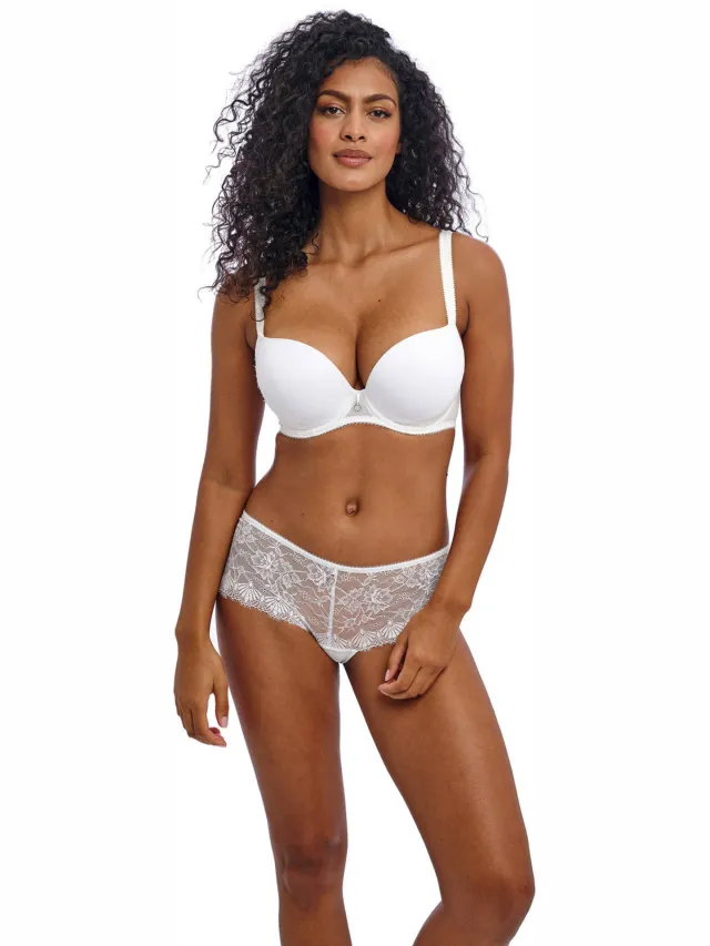 Freya Fascinate voorgevormde plunge T-shirt-bh wit