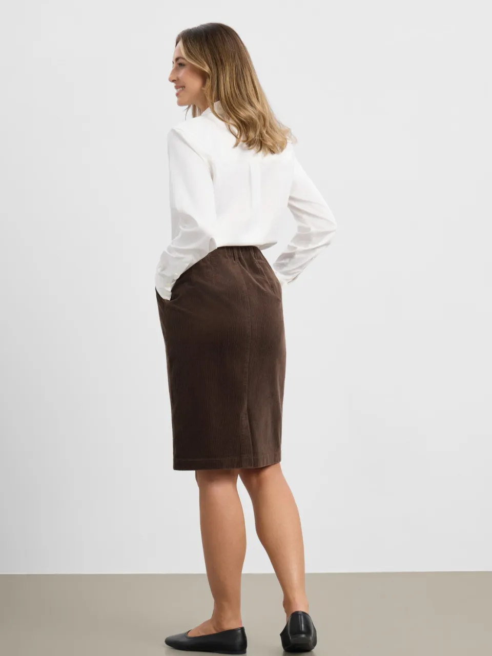 LAURIE dames vegan Rok Simone Bruin, foto 2