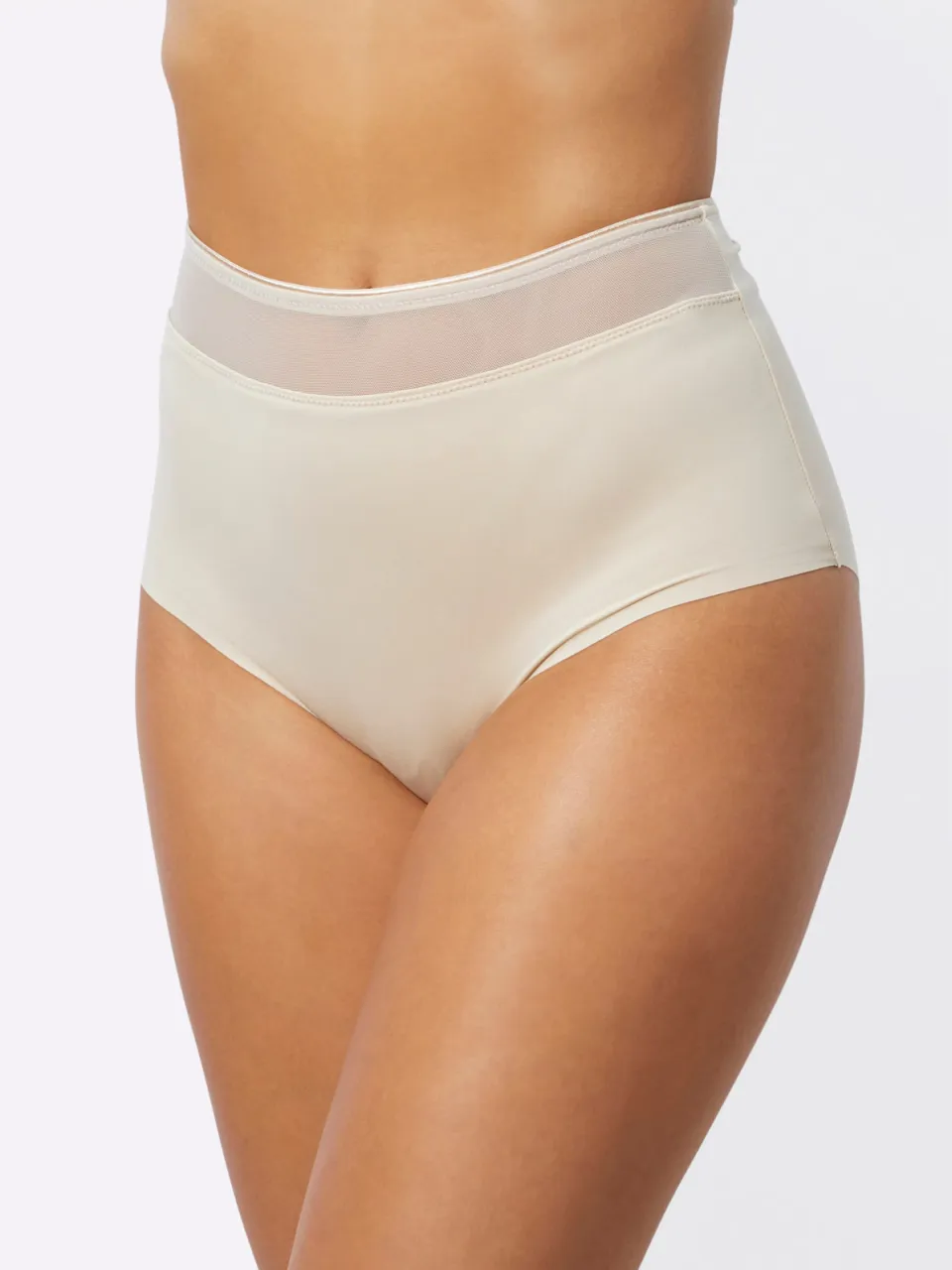 Tailleslip ivoorkleur
