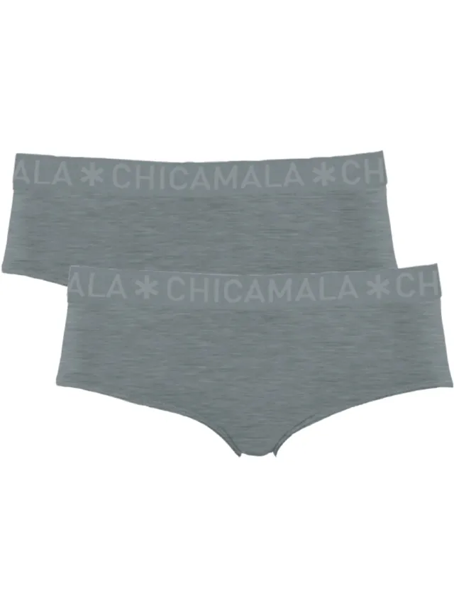 Muchachomalo Chicamala – Dames Briefs – 2 Pack - Normale Lengte – Onderbroeken Dames – Lingerie – Dames Ondergoed – Kleding - 95% Katoen – Dames kleding