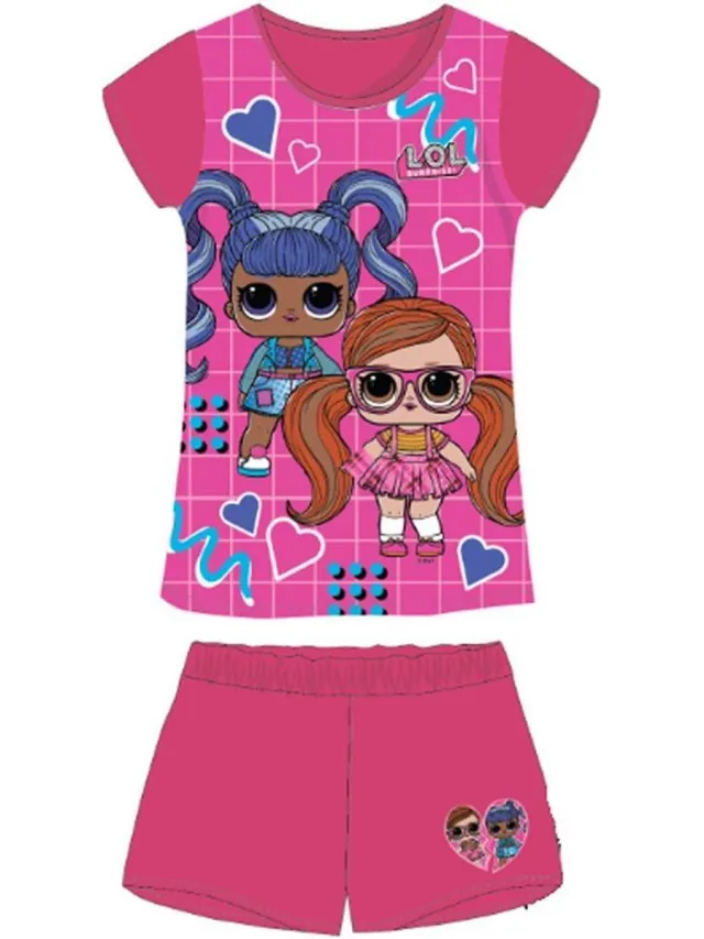 L.O.L. Surprise! LOL Surprise pyjama - L.O.L. Surprise! shortama - roze