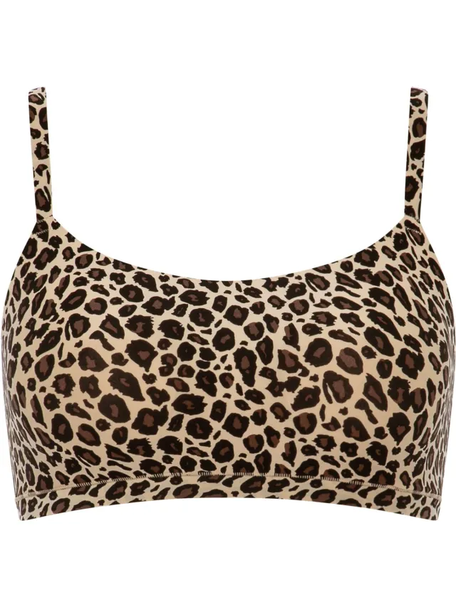 Chantelle SoftStretch - Voorgevormde Bralette - verstelbare bandjes - naadloos - onzichtbaar - LEOPARD PRINT
