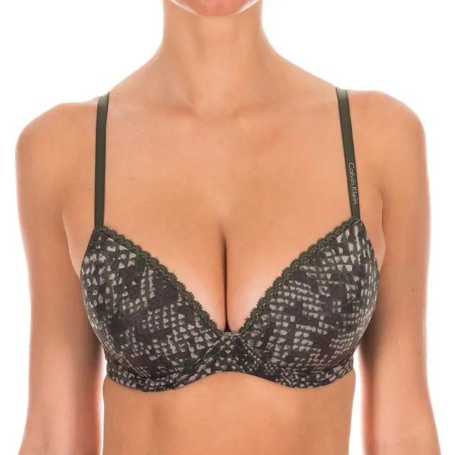 Calvin Klein F2892E voorgevormde bh groen Multicolour