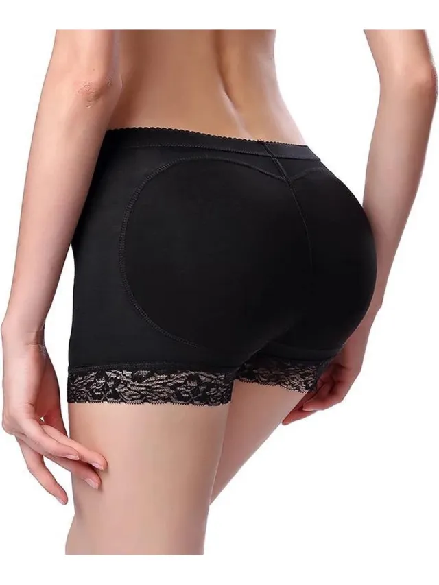 Go Go Gadget Buttlifter Slip - voor volle billen! Zwart