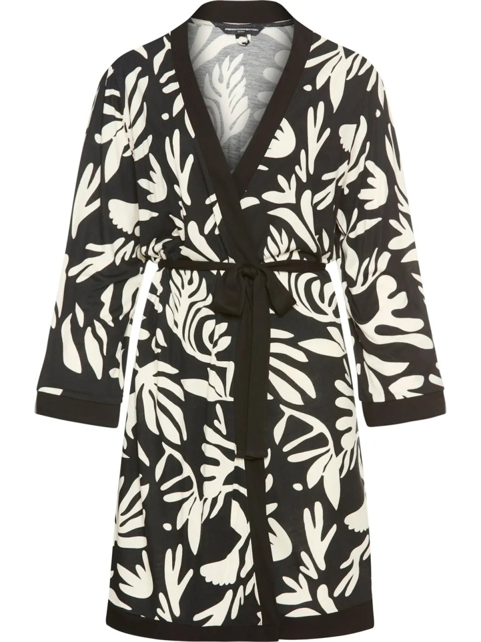 kimono zwart bedrukt, foto 3