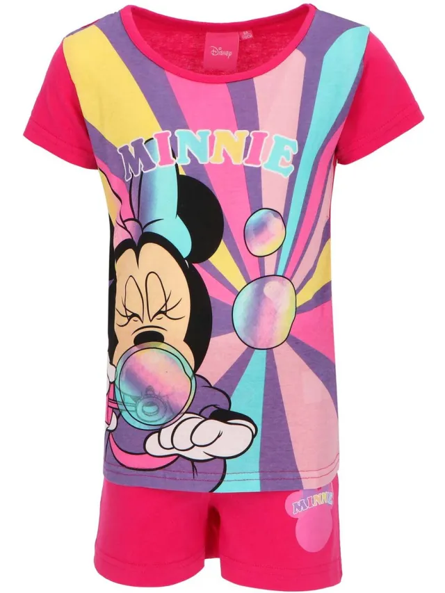 Disney Minnie Mouse Pyjama / Shortama Roze