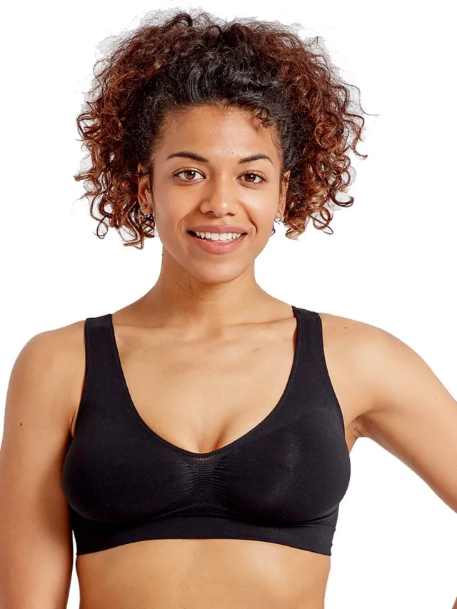 Pretty Polly BH - Eco-Wear - Naadloze - Soft - Comfort - Zwart