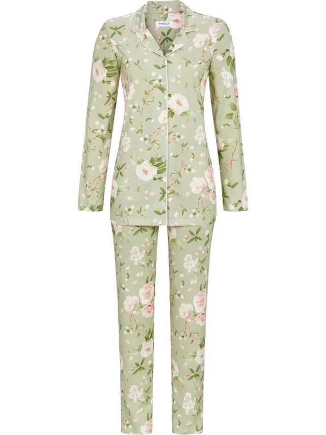 Ringella Rose Pattern – Pyjama – 4511240 – Green Pepper – Groen