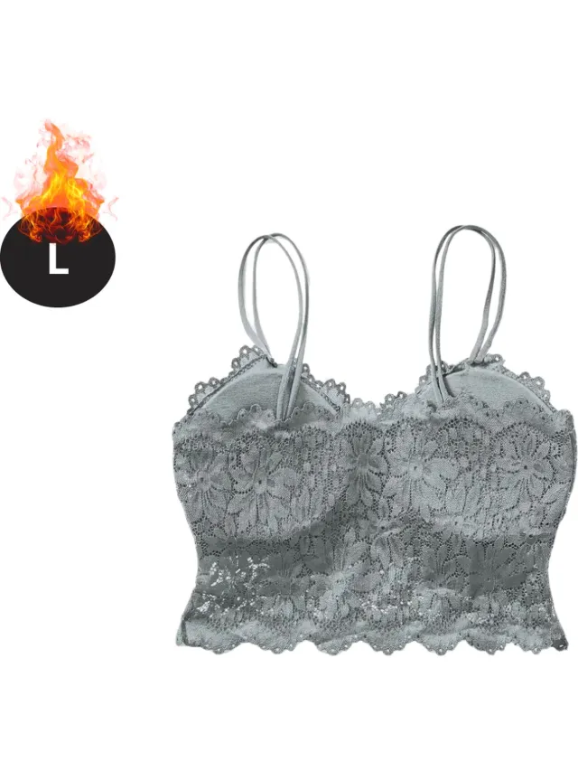 Nivard BH Zonder Beugel - Zonder Bandjes - Push-up Bh's - Comfort Beha - Comfortabel - Grijs