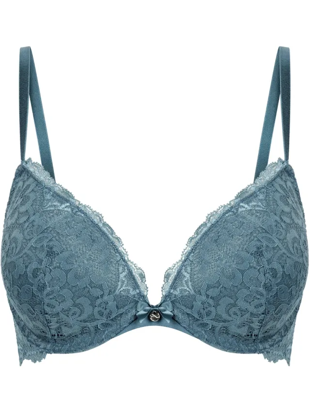Hunkemöller Marine Padded Push-Up Underwired Bra Blauw