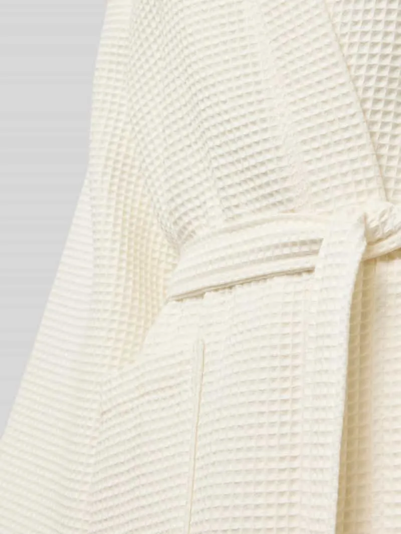 Christian Berg Woman Badjas van puur katoen offwhite, foto 3