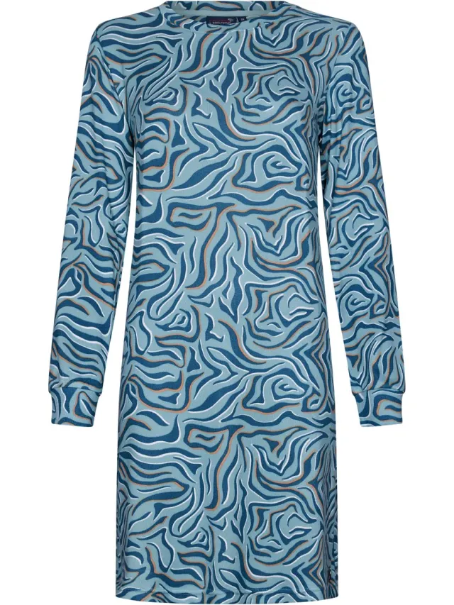 Pastunette Nachthemd Wild Dreams - Soft touch - Turquoise