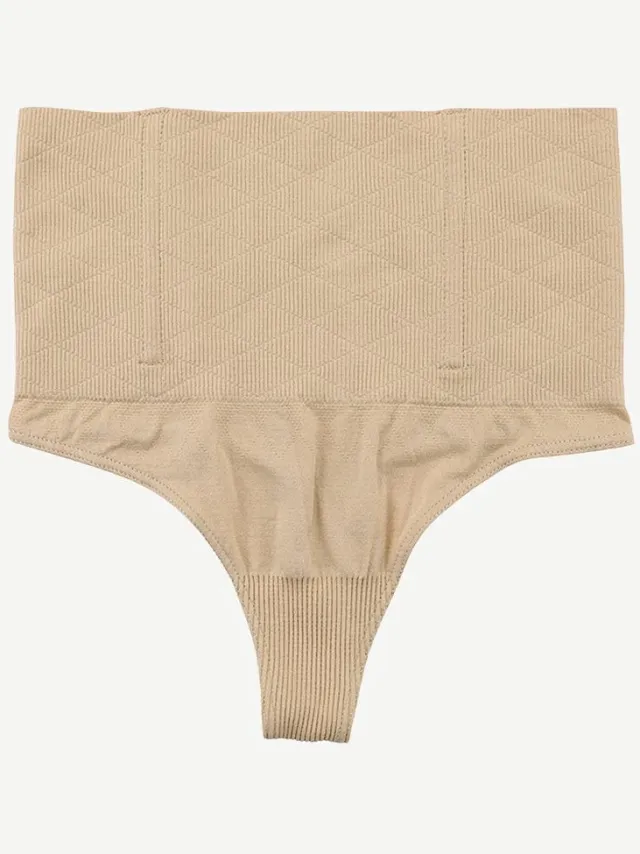 Jonyx Bodysuit - Shapewear - Corrigerend ondergoed - High-waist - Corrigerende body dames - Zonder pijpen - Met baleinen - Elastisch - Beige - Jonyx