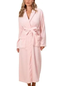 Trofé Trofe Silkfleece Robe Roze