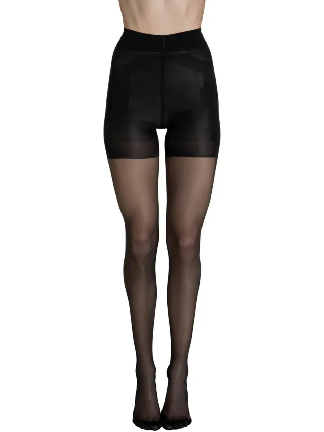 Lisca Panty’s/Kousen Lisca Panty 25 DEN Shaper Push Zwart