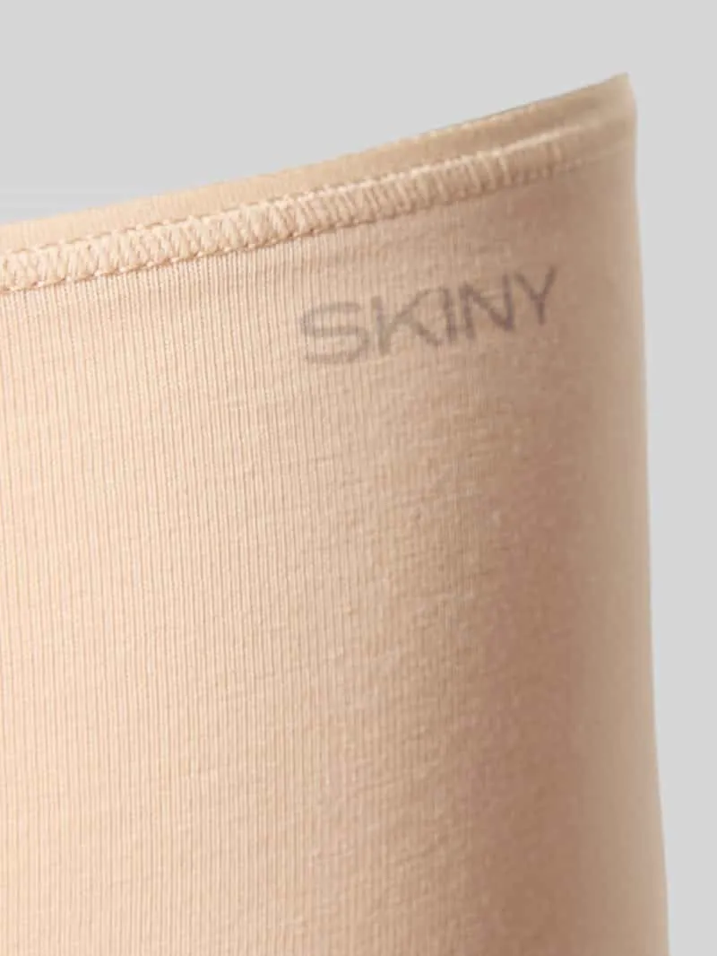Skiny Slip met logo en elastische band beige, foto 3