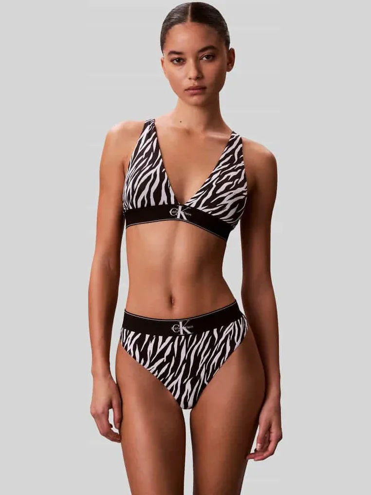 Calvin Klein bralette zonder beugel zwart