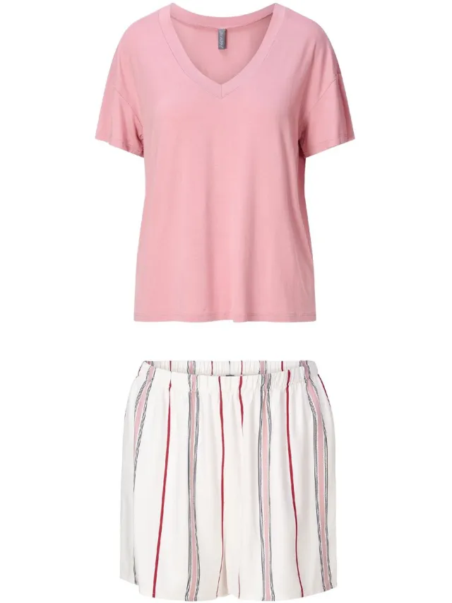 LingaDore Shortama set Roze/print