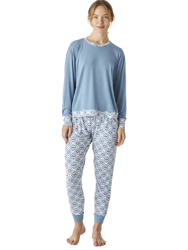 J&J Brothers JJB1 pyjamaset blauw