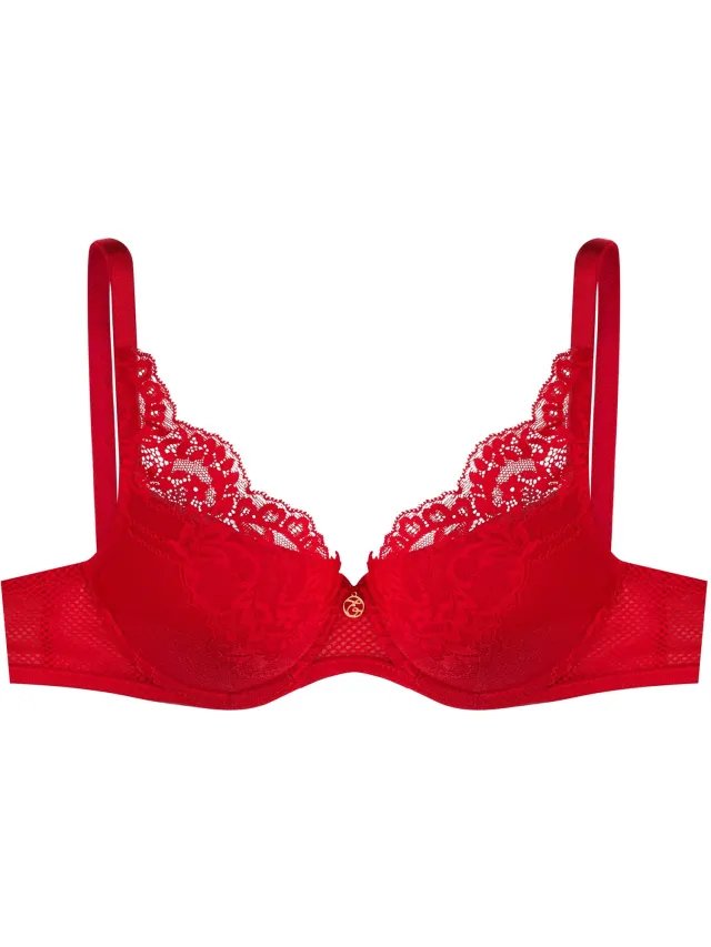 ESOTIQ Ilya - Push-upbeha - 70E - Kanten details - Liftend effect Rood